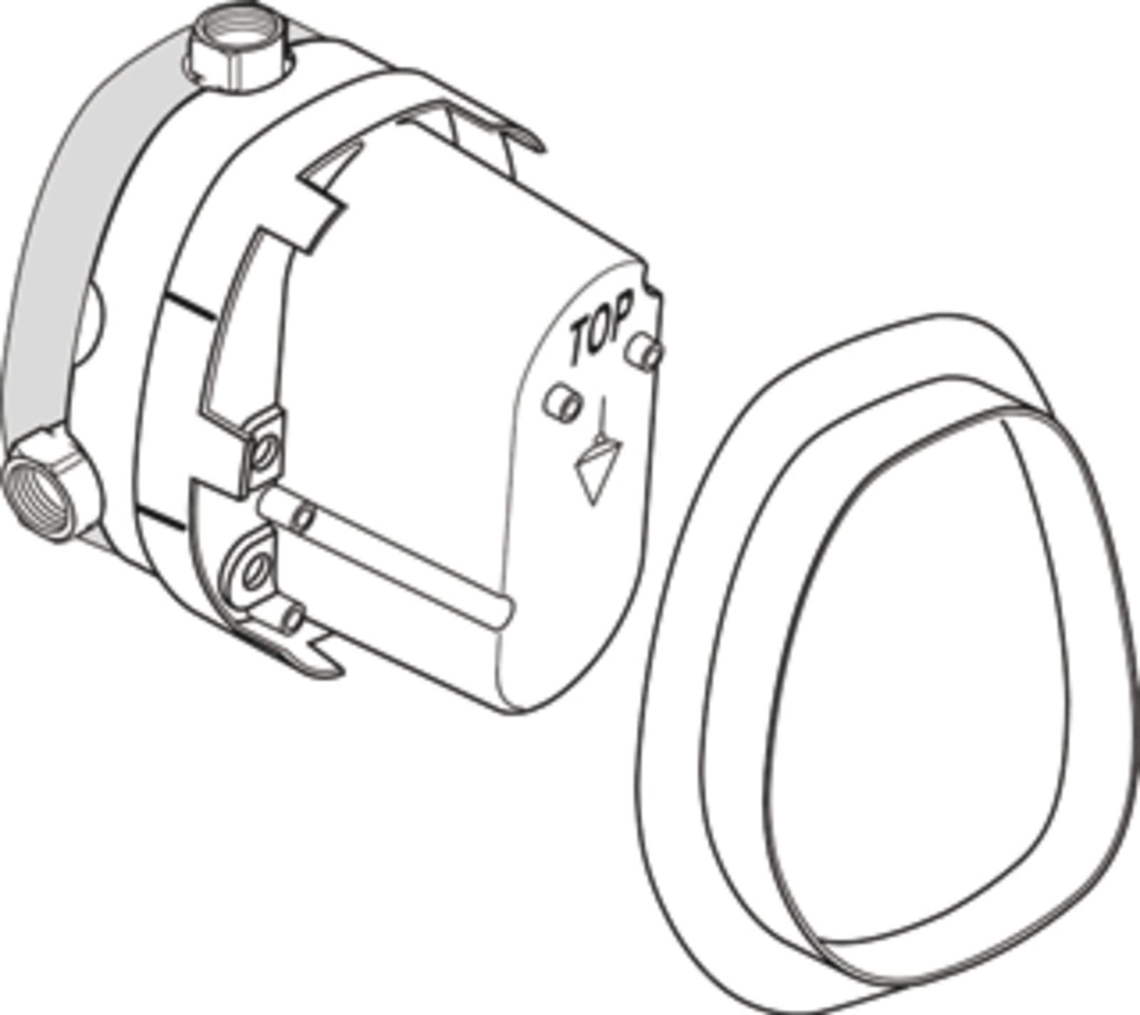Ideal Standard Other inbouwdeel tbv bad (in muur), douche (1000155737)