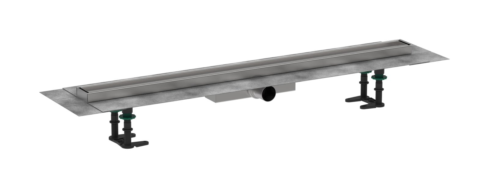 Hansgrohe RainDrain Compact compl.set douchegoot 900 betegelbaar vlakke installatie