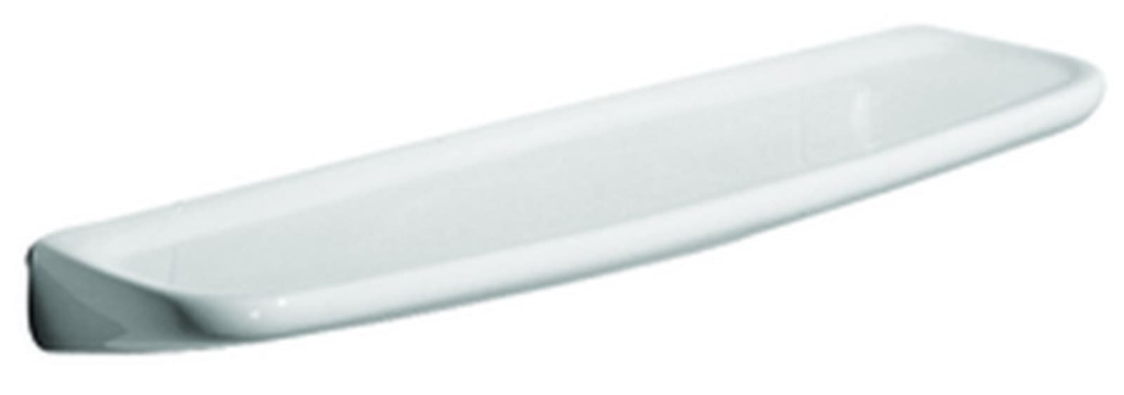 Geberit Renova, Planchet, wand, keramiek, 600 x 45 x 140mm (LxHxD), wit