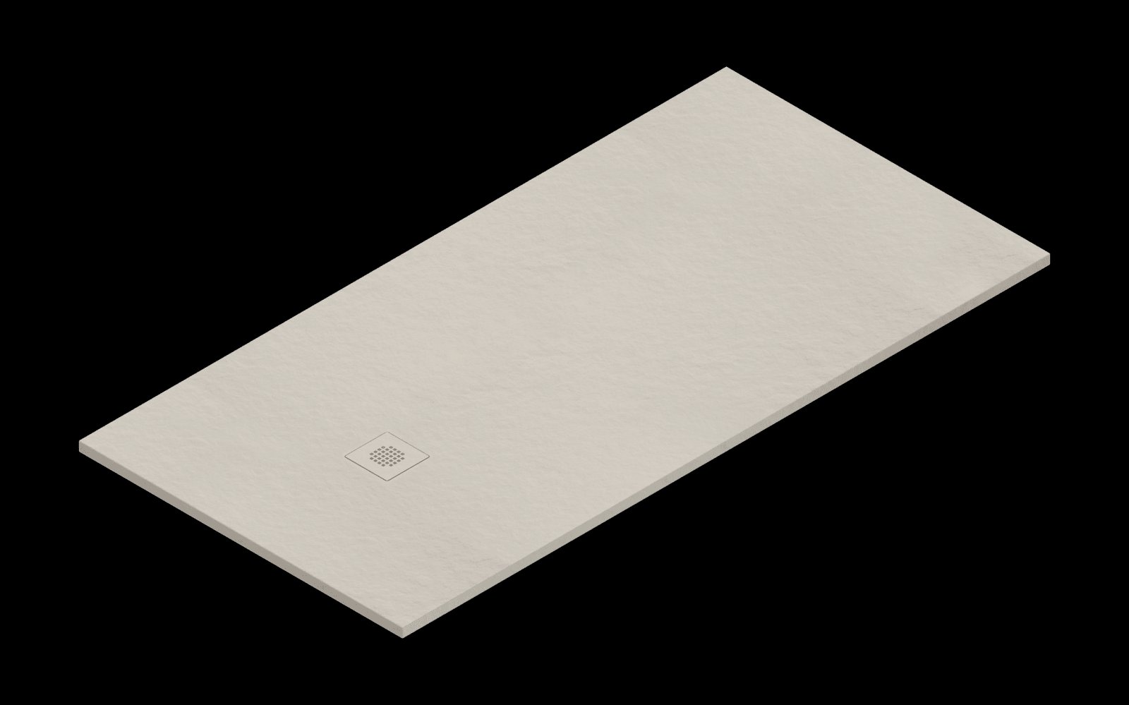 Catalano H3 Solid surface DOUCHEBAK 200X100 Satin Sabbia