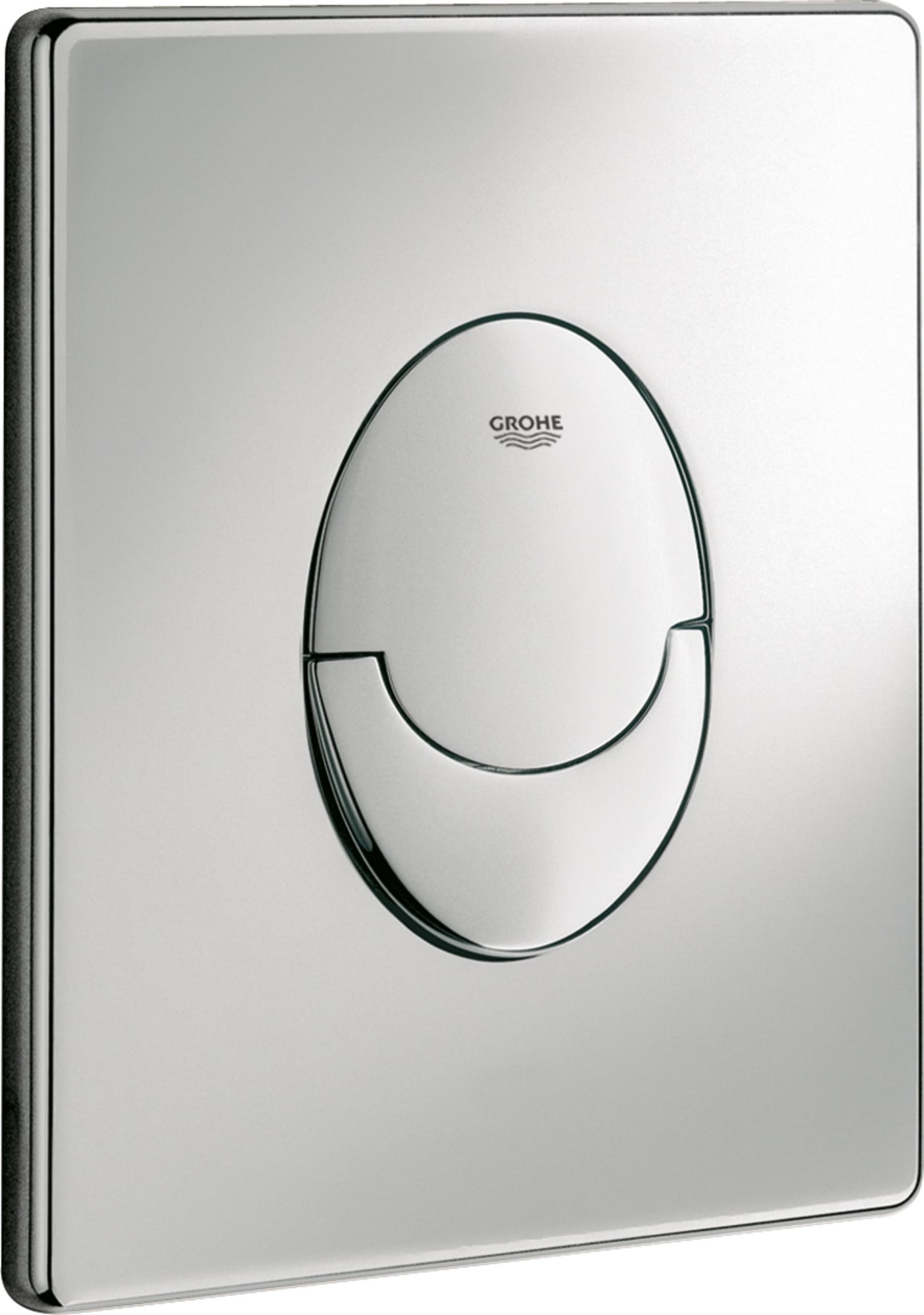 Grohe Skate Air, Bedieningsplaat mechanisch, verticaal, tweeknops, 197 x 156mm (LxB), kunststof, chroom