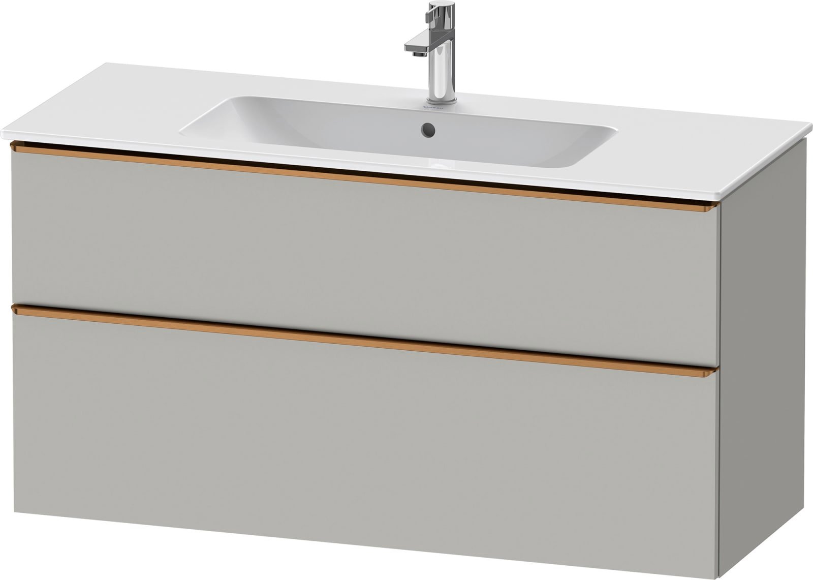 D-Neo Wastafelonderbouw hangend Betongrijs Mat (1200894104)