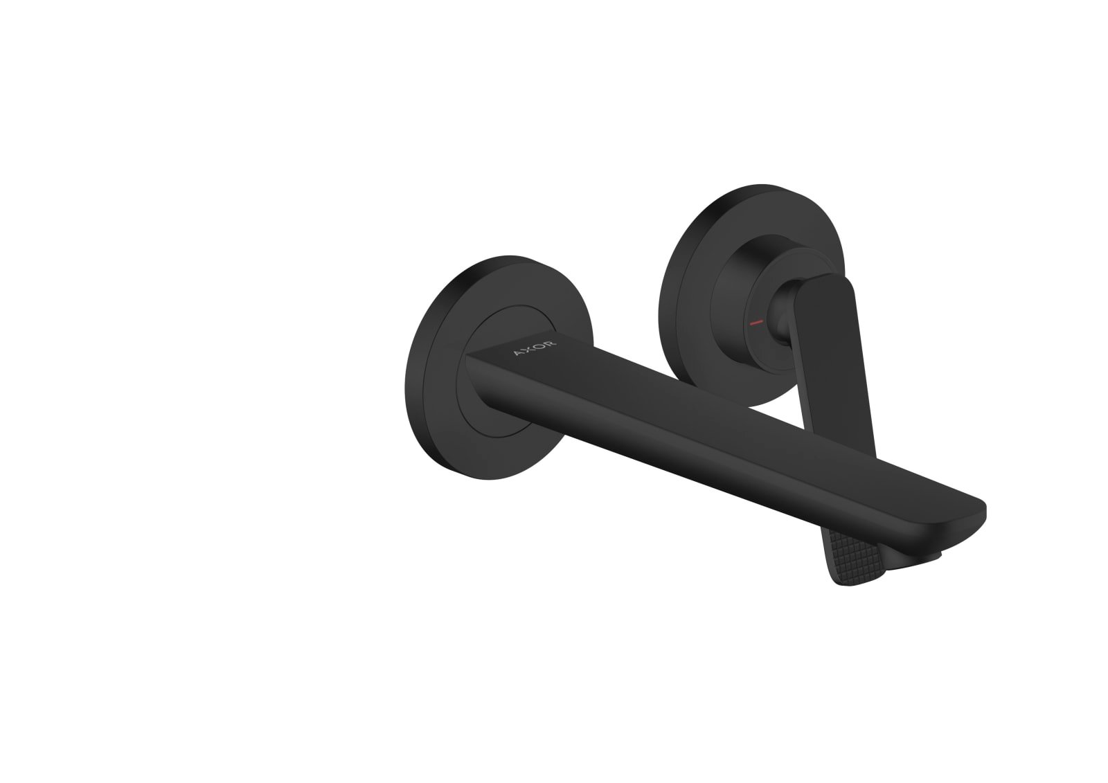 AX Citterio C 2-gats inbouw wtm wand 195 mm Cubic Cut, mz