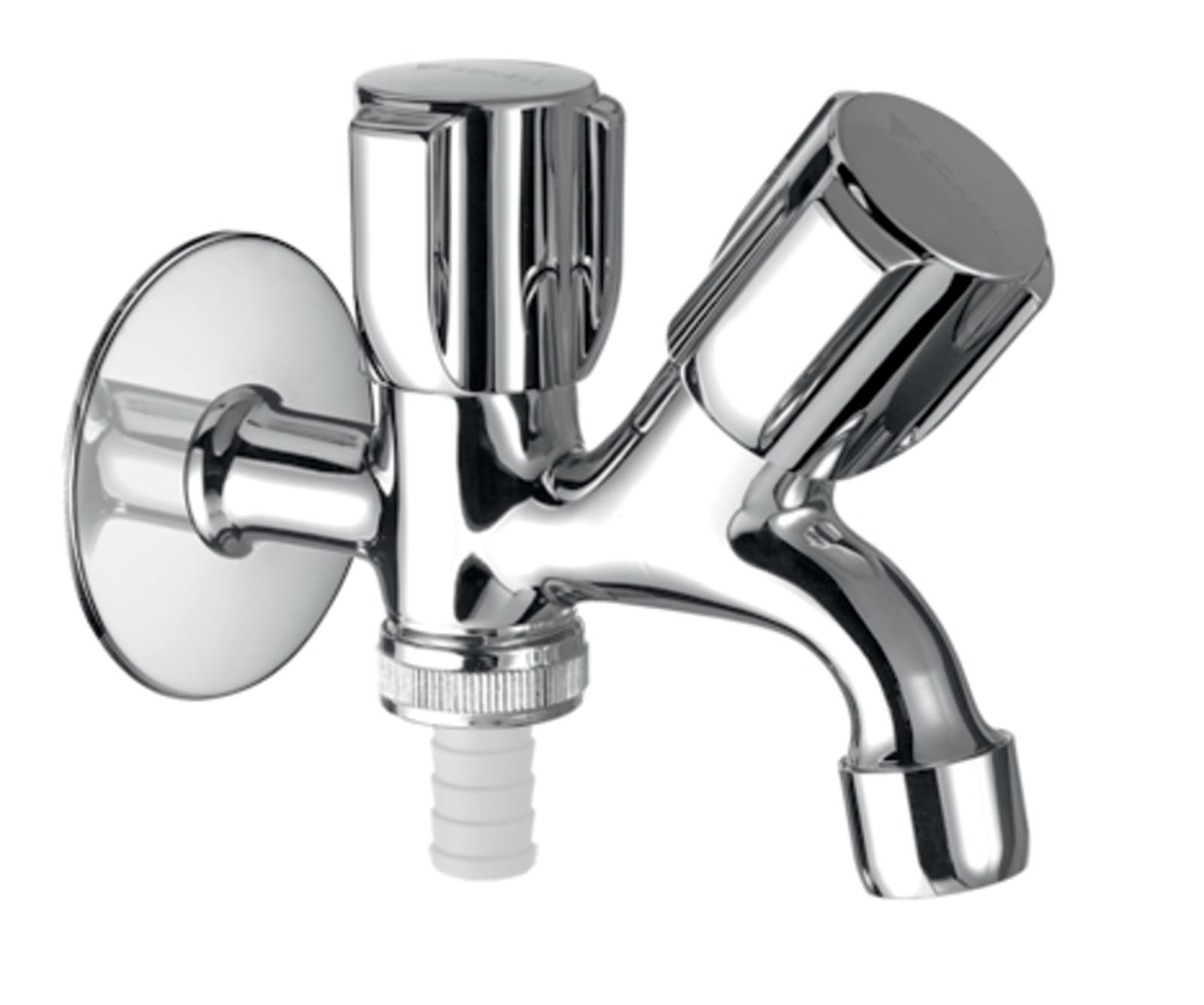 SL Combinatie dienstkraan COMFORT met slangaansluiting, 1/2", chroom