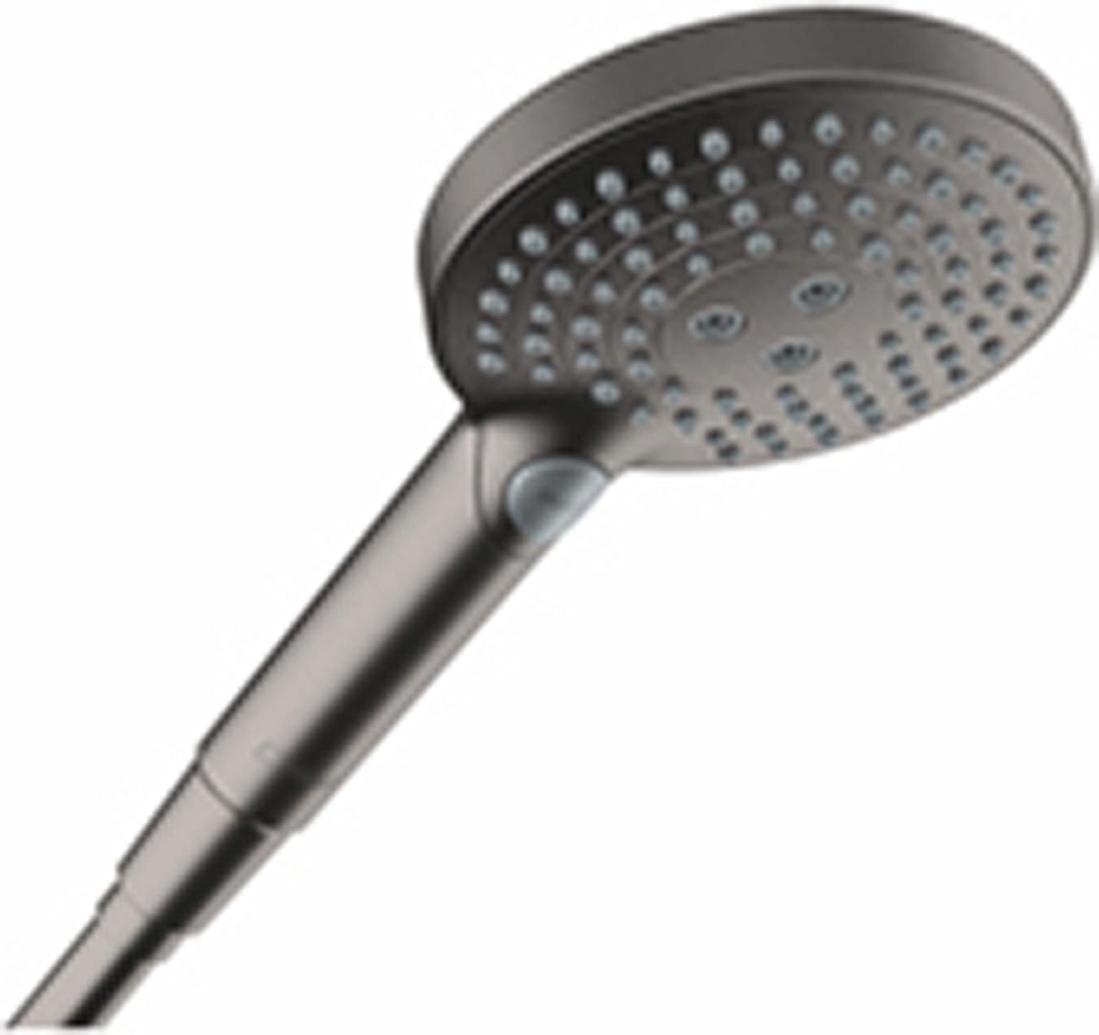 Hansgrohe Raindance Select S 120 handdouche 3jet powderrain, geborsteld zwart chroom