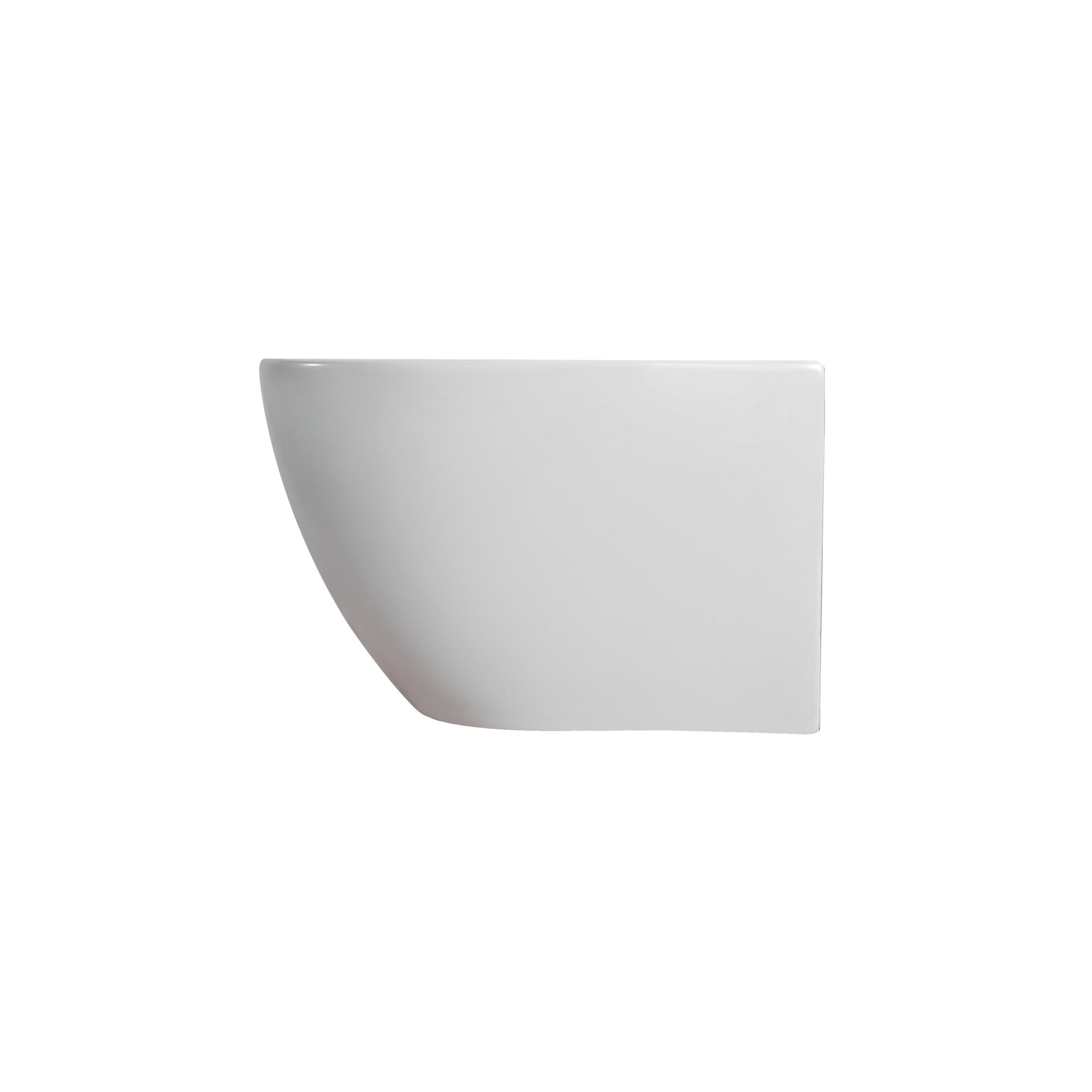 DARLO HANGTOILET MET BIDET - RANDLOOS - MET BIDETKRAAN KOUD EN WARM WATER - ZONDER ZITTING - COMPACT 49 CM - GLANZEND WIT thumbnail 5