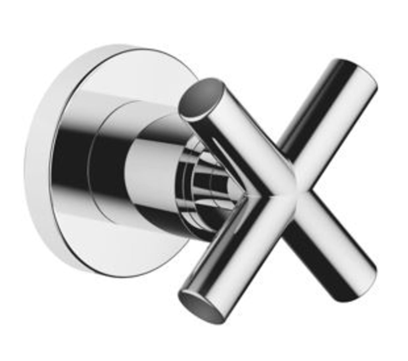 Dornbracht Tara inbouwstopkraan rechtssluitend 1/2" chroom