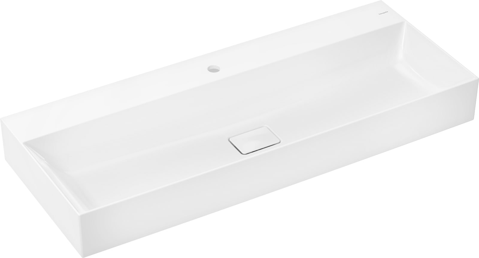 Hansgrohe Xevolos E wastafel 1200/480 met kraangat zonder overloop, SmartClean, wit