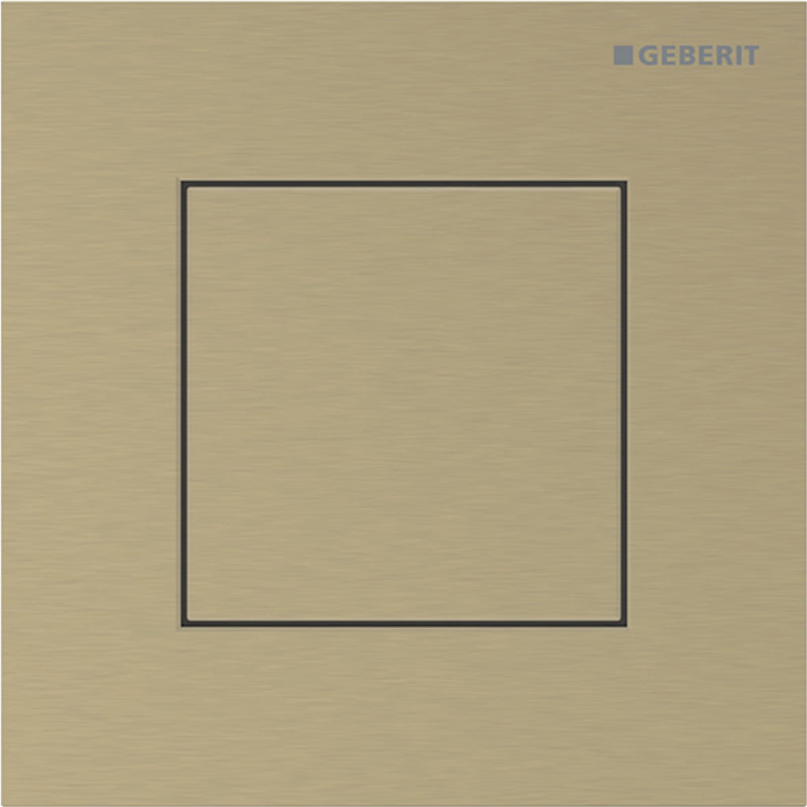 Geberit ur-sturing pneum., type 40, square:mess.kleur/geb, easy to cl.