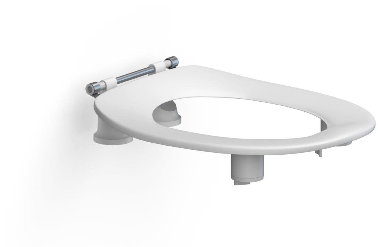 Pressalit Dania toiletzitting 5cm zonder deksel, wit