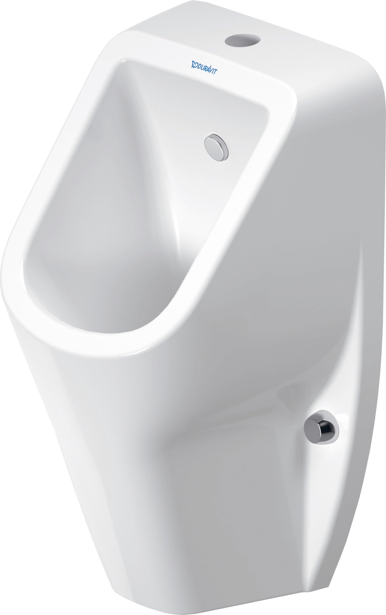 Duravit Duravit No.1 Urinoir, Wit Hoogglans, 290 mm, positie watertoevoer: boven, spoelrand: zonder, Sproeikop, incl. montagemateria
