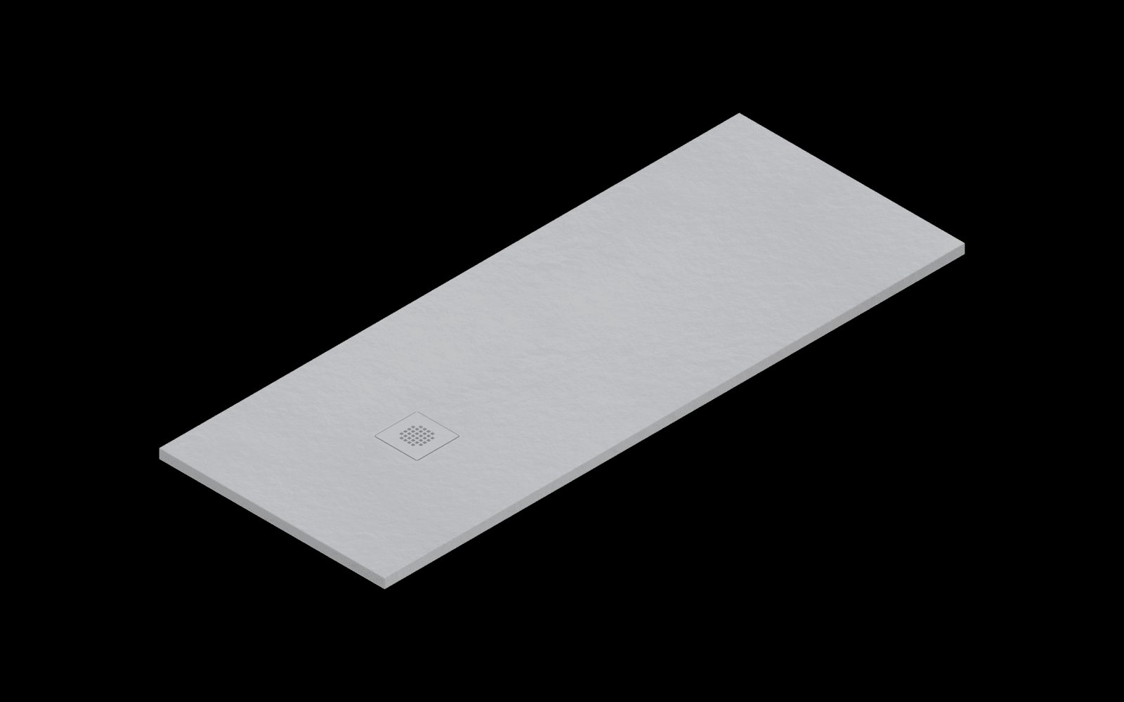 Catalano H3 Solid surface DOUCHEBAK 180X70 Satin Cemento