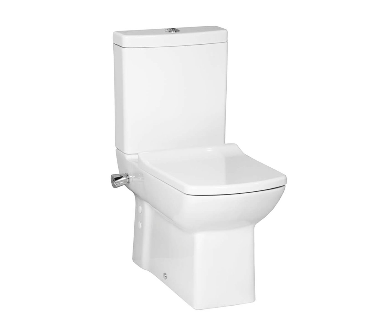 LARA STAANDE WC ONDERPOT, MET SPROEIER (BIDET), KOUD WATER KRAAN
