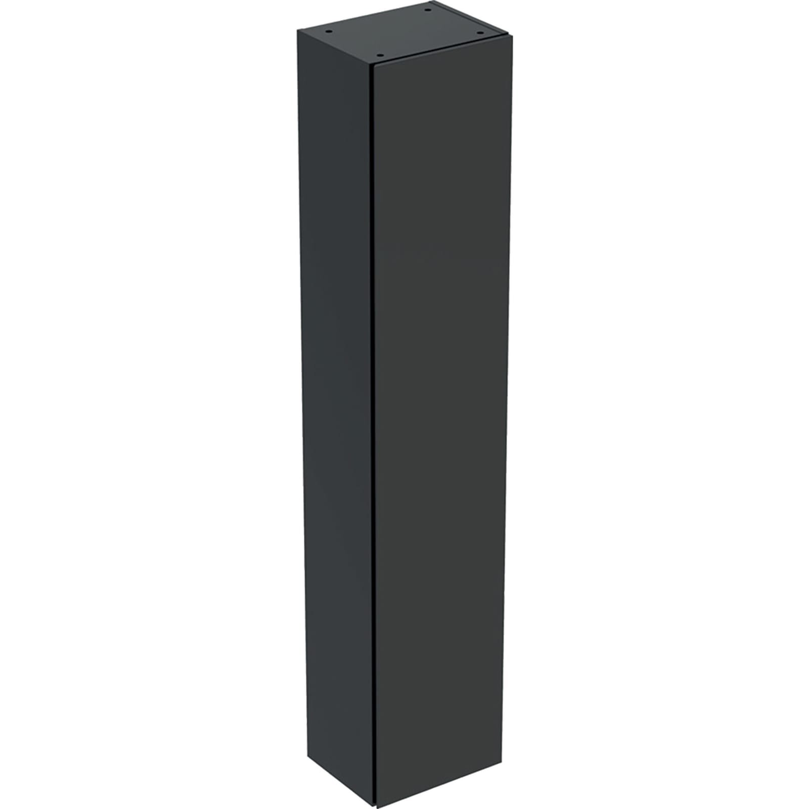 Geberit iCon hoge badmeubelkast, spaanplaat, wand, 1 deur, soft-close systeem, hxbxd 1800x360x291mm, lava mat