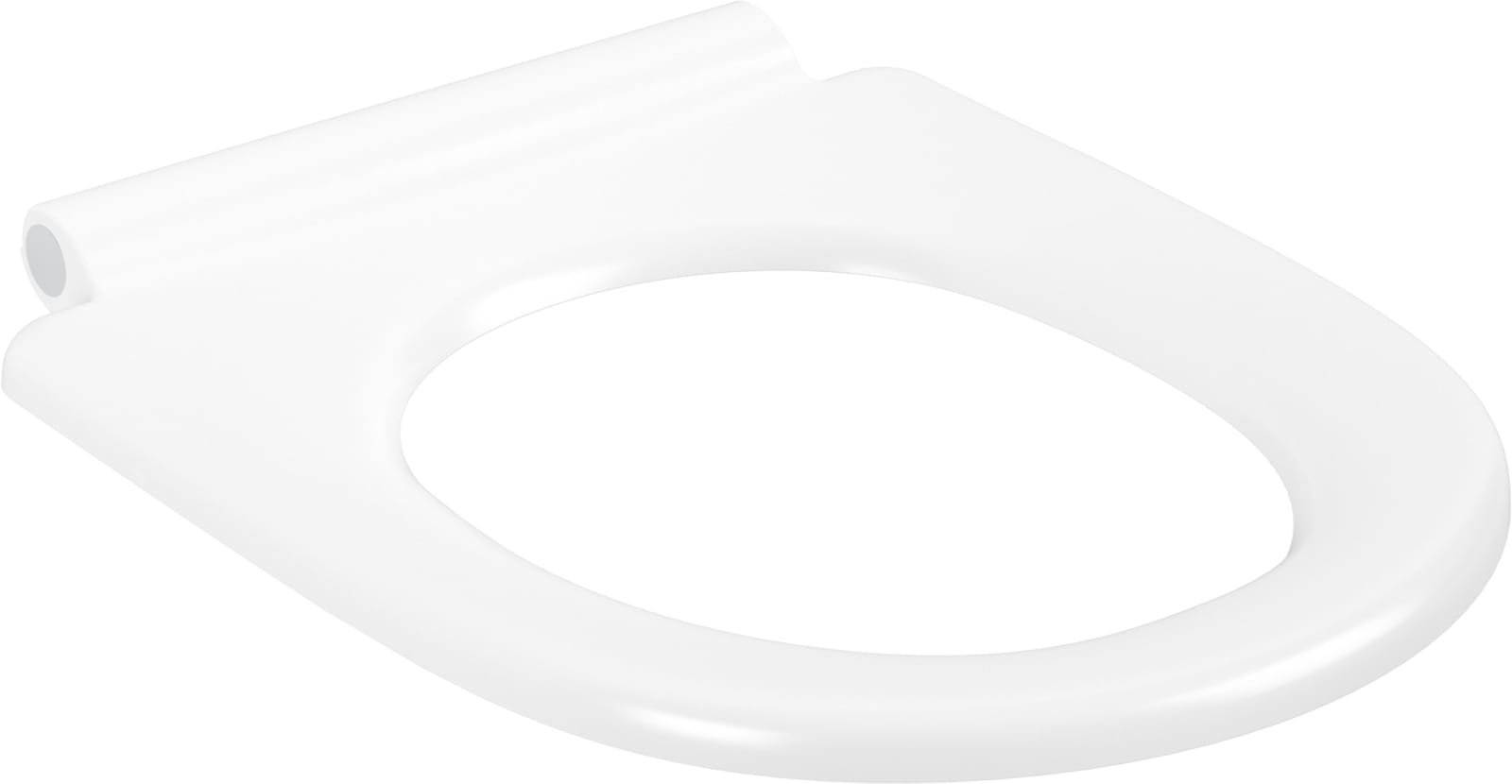 Villeroy & Boch ViCare Ringzitting ovaal, roestvrij staal scharnieren wit alpin