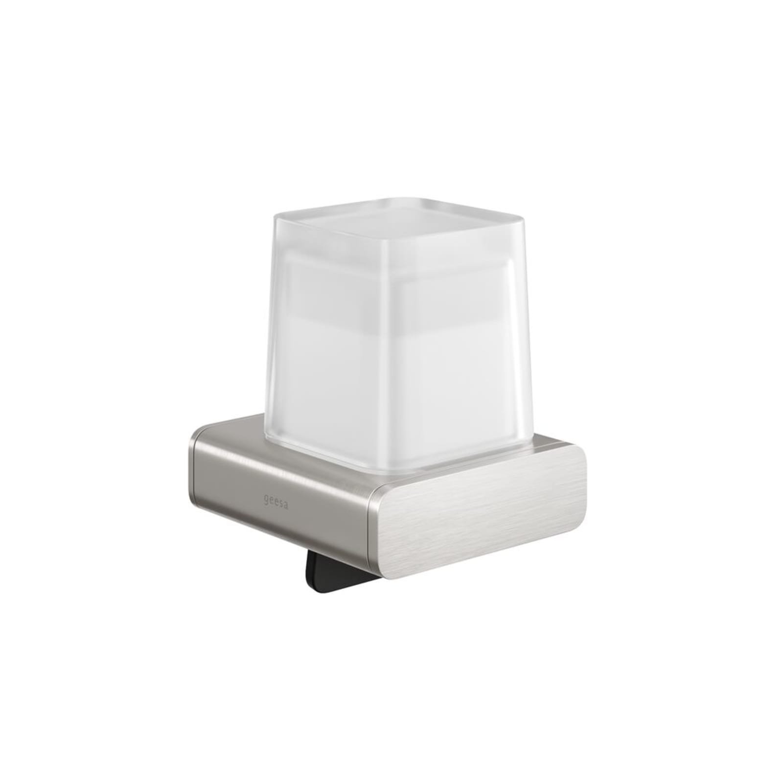 Geesa Shift Collection zeepdispenser 200ml, mat gesatineerd glas