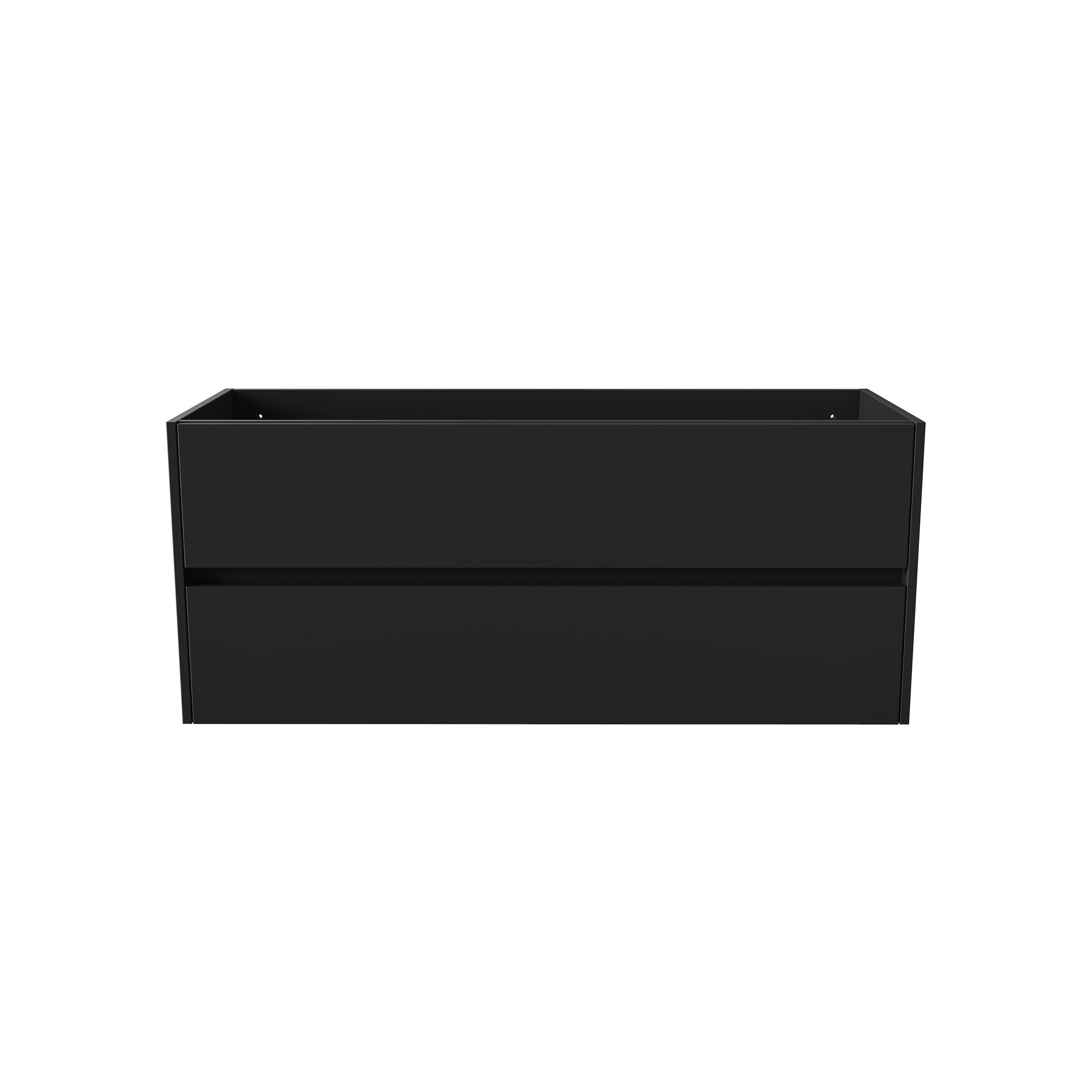 ALONI HAYAT WASTAFELONDERKAST - 2 LADES - SOFTCLOSE - GREEPLOOS - 119,5X50X45 CM - MAT ZWART