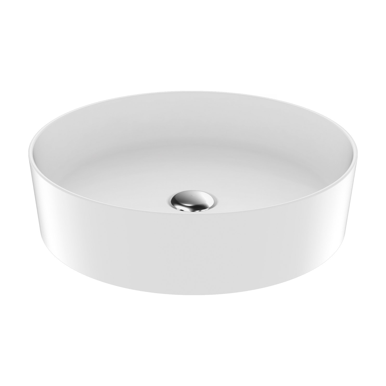 CREAVIT LOOP OPBOUW WASKOM (45CM) - MAT WIT