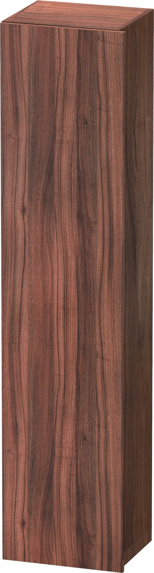 Duravit hoge kast DuraStyle, met openschap en deur 1800-400-360, scharnierzijde links, noten natuur