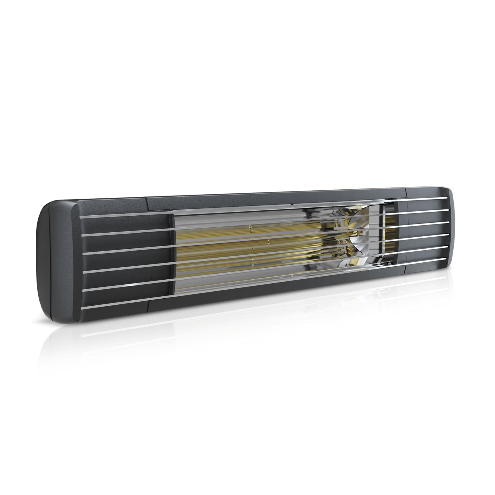 Etherma EXO PRO infraroodstraler RF, 2500W, hxbxd 155x930x111 (250 incl houder) mm, IP65, Zwart RAL 9011