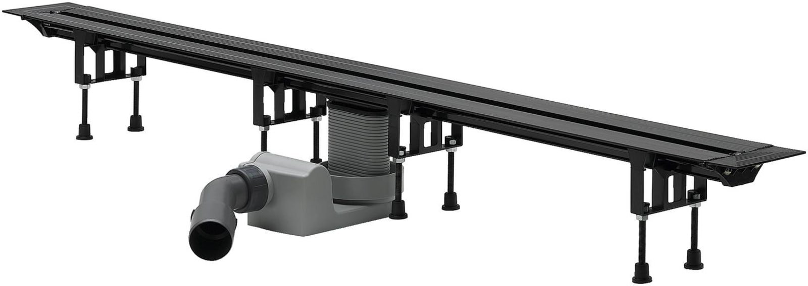 Viega Advantix basiselement traploos inkortbaar 1200 naar 300mm. Hoogte 95 tot 165mm.