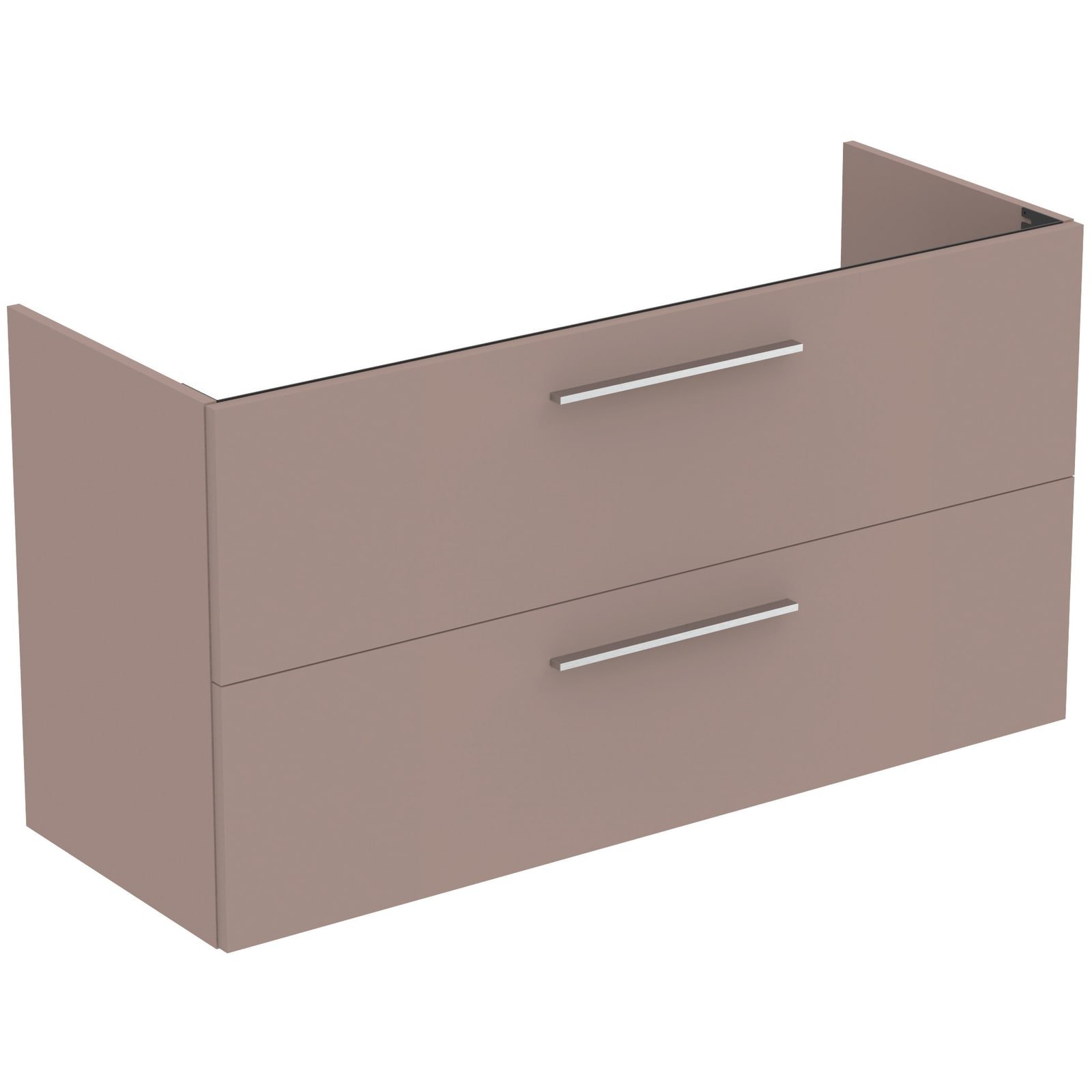 I.LIFE A | WASTAFELMEUBEL 1200X440X630 MM MAT GREIGE, 2 LADEN