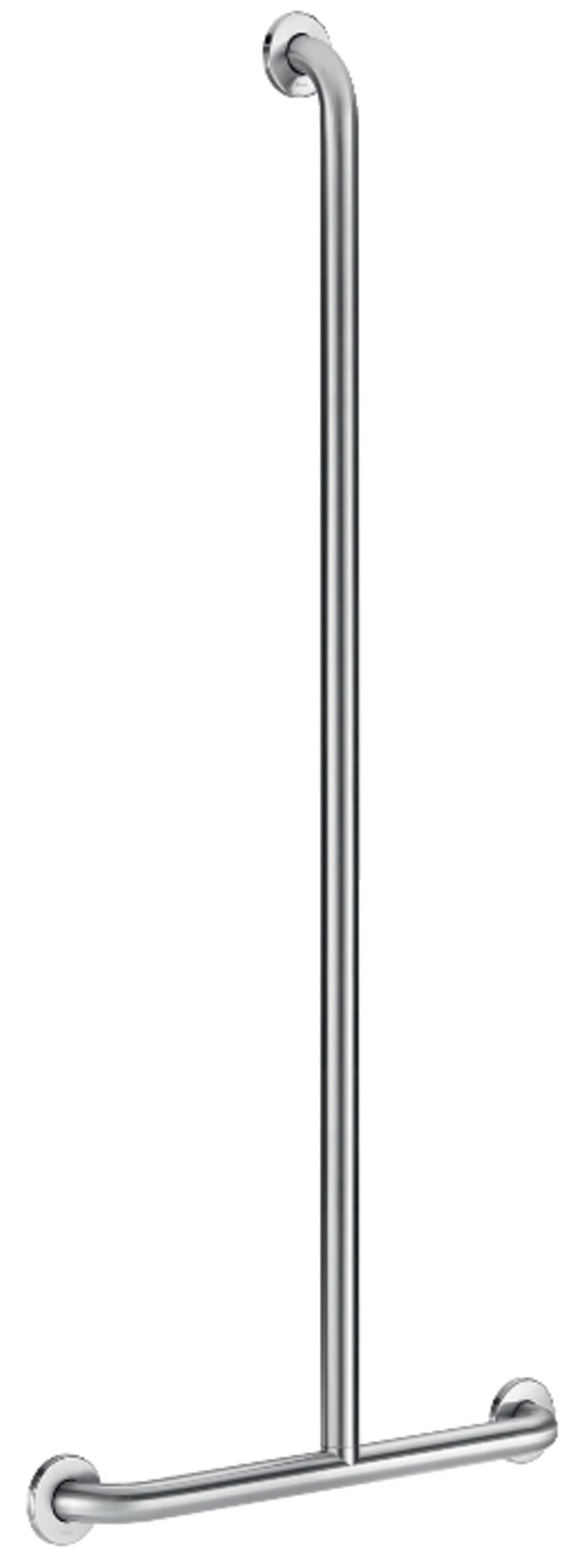 Delabie T-vormige greep Ø32 1150x500 RVS mat gepolijst