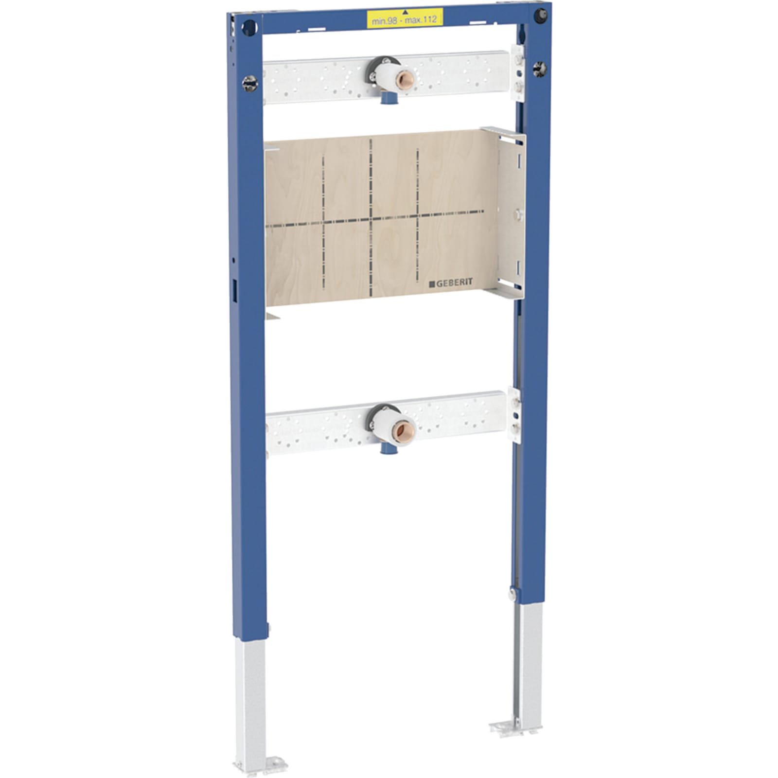Geberit Duofix voor douche en bad, 98–112 cm, voor wandkraan inbouw