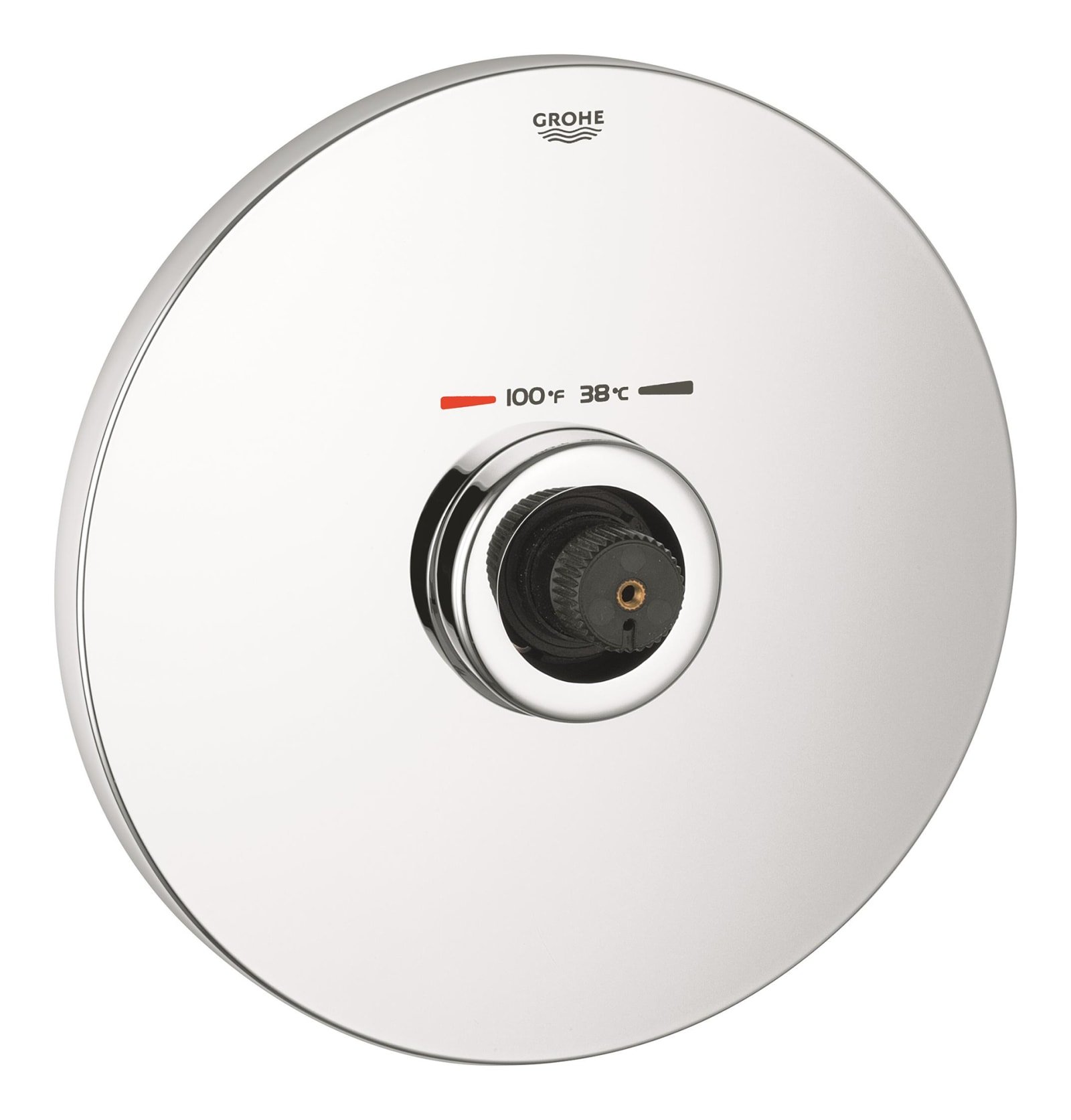 Grohe, kraanrozet, chroom, buitendiameter 210mm, binnendiameter voor 19468