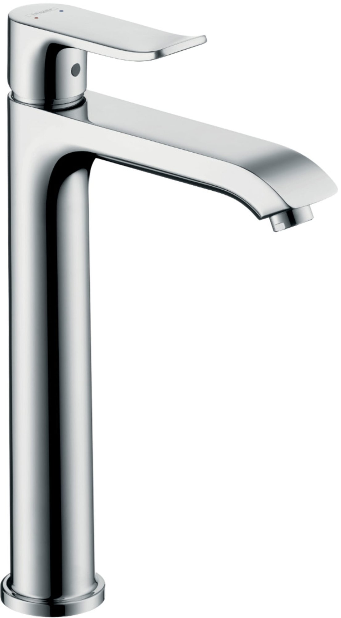 Hansgrohe Metris wastafelmengkraan eengreeps, 1-gats, uitloop: vast, chroom (1000189257)