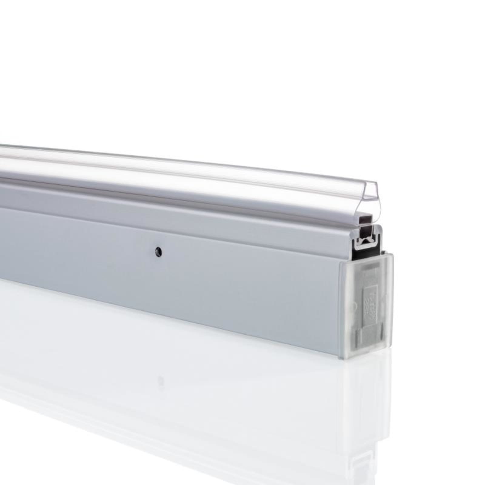Huppe Design Pure, Uitbreidingsset Nis 2000mm (L), profiel zilvermat