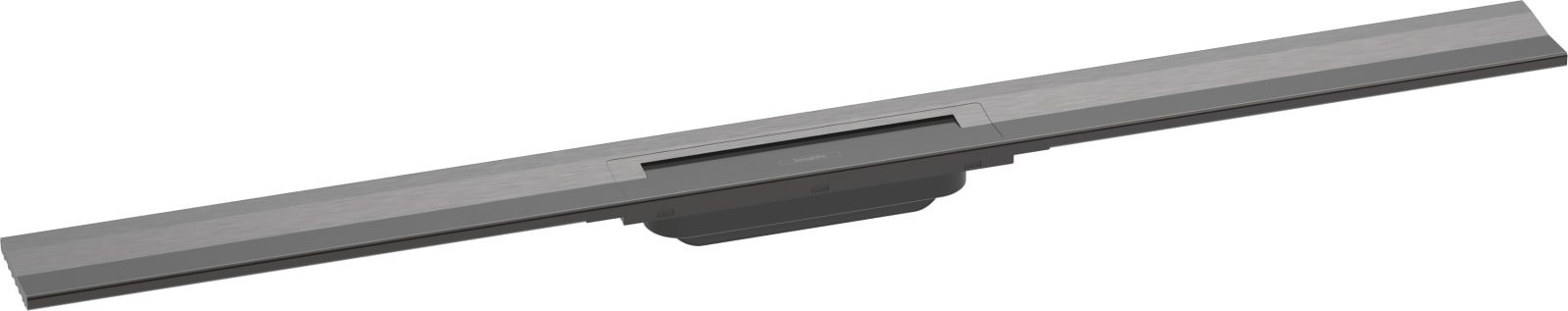 Hansgrohe RainDrain Flex rechte douchegoot 1000 inkortbaar wandmontage Brushed Black Chrome