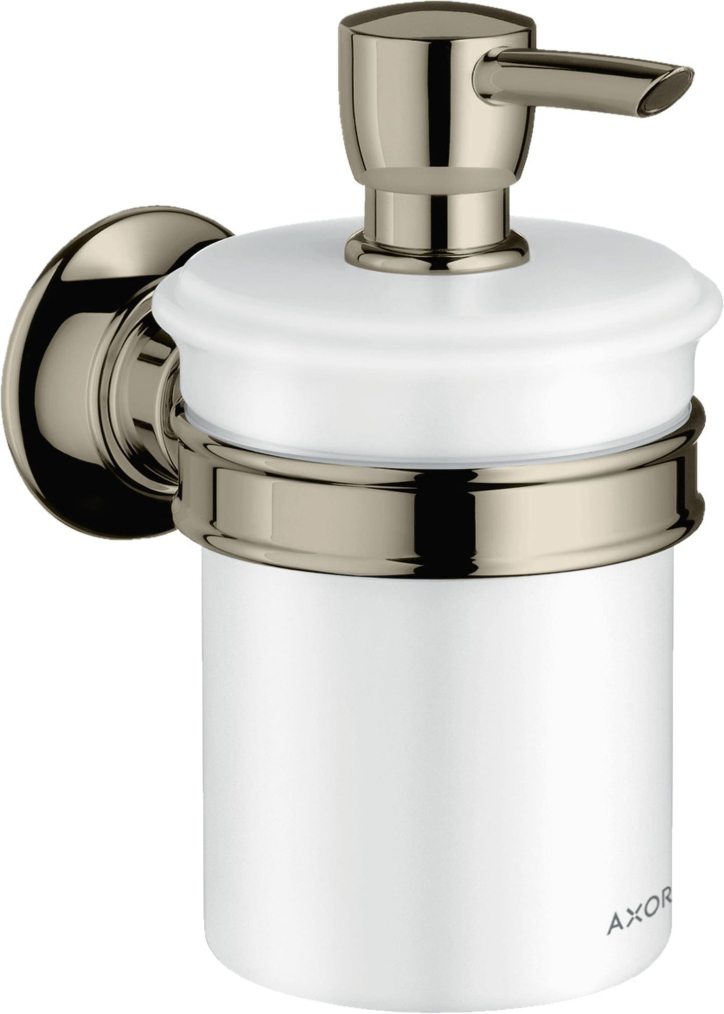 Hansgrohe Axor Montreux lotiondispenser gepolijst nikkel