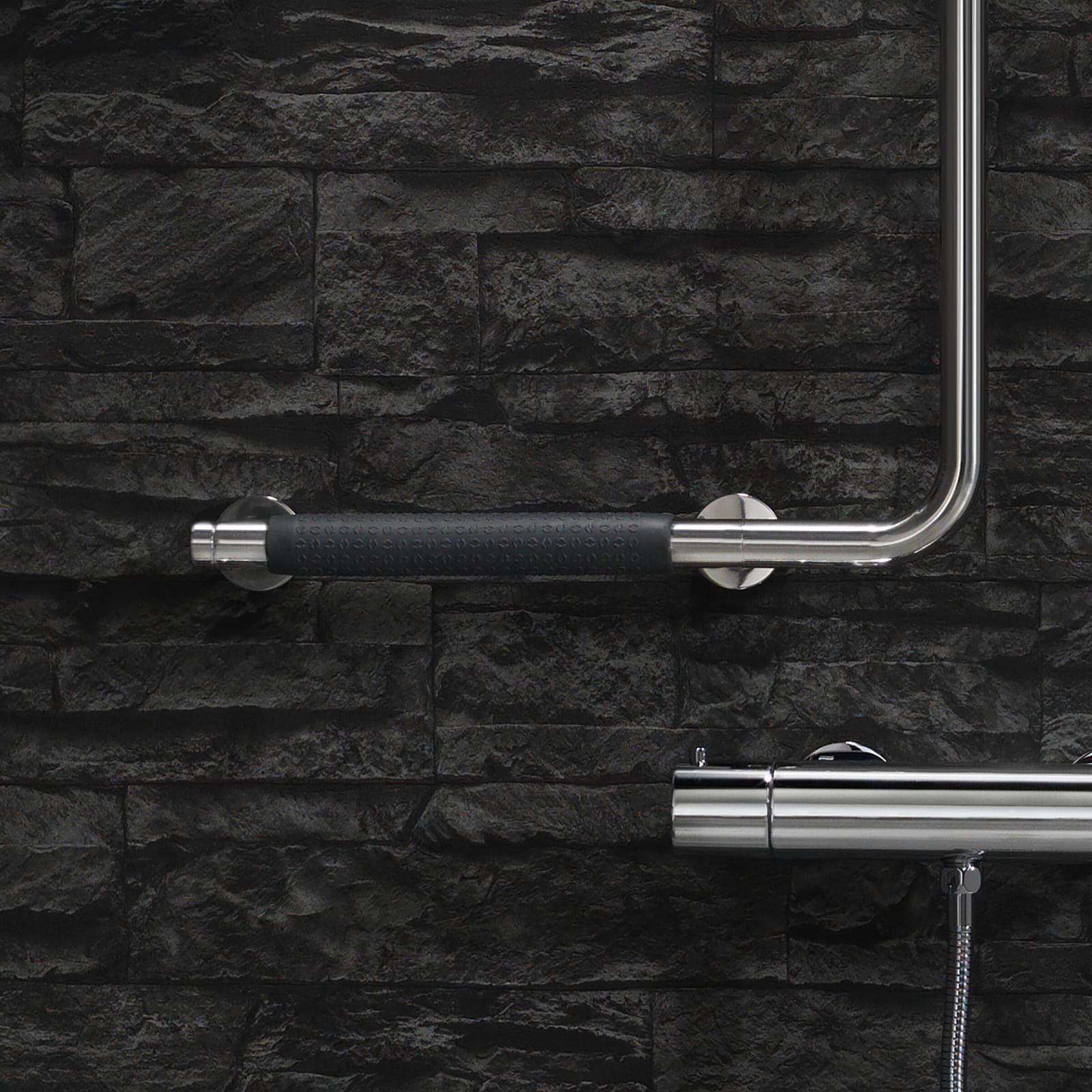 Comfort & Safety Wandbeugel 90° Chroom - Rechts