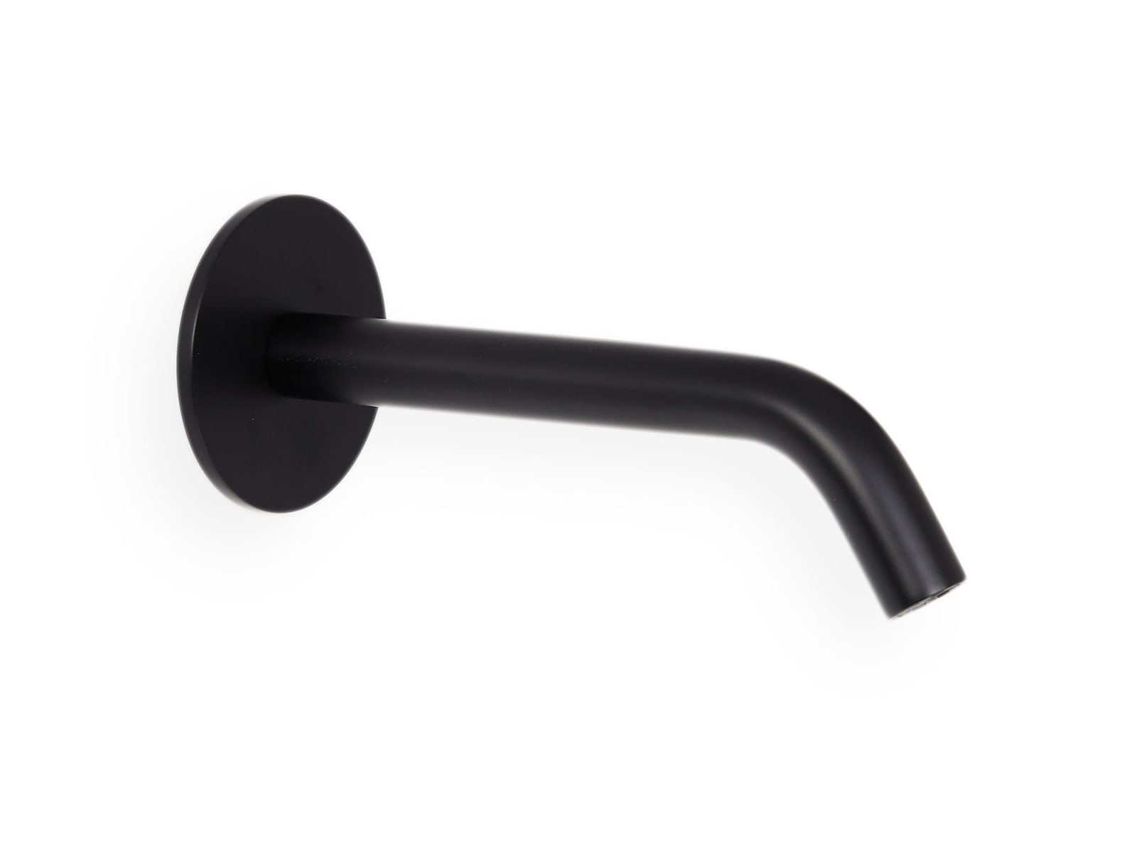 Blue Label Brondby uitloop voor XL wastafelkraan wand 16cm, mat zwart