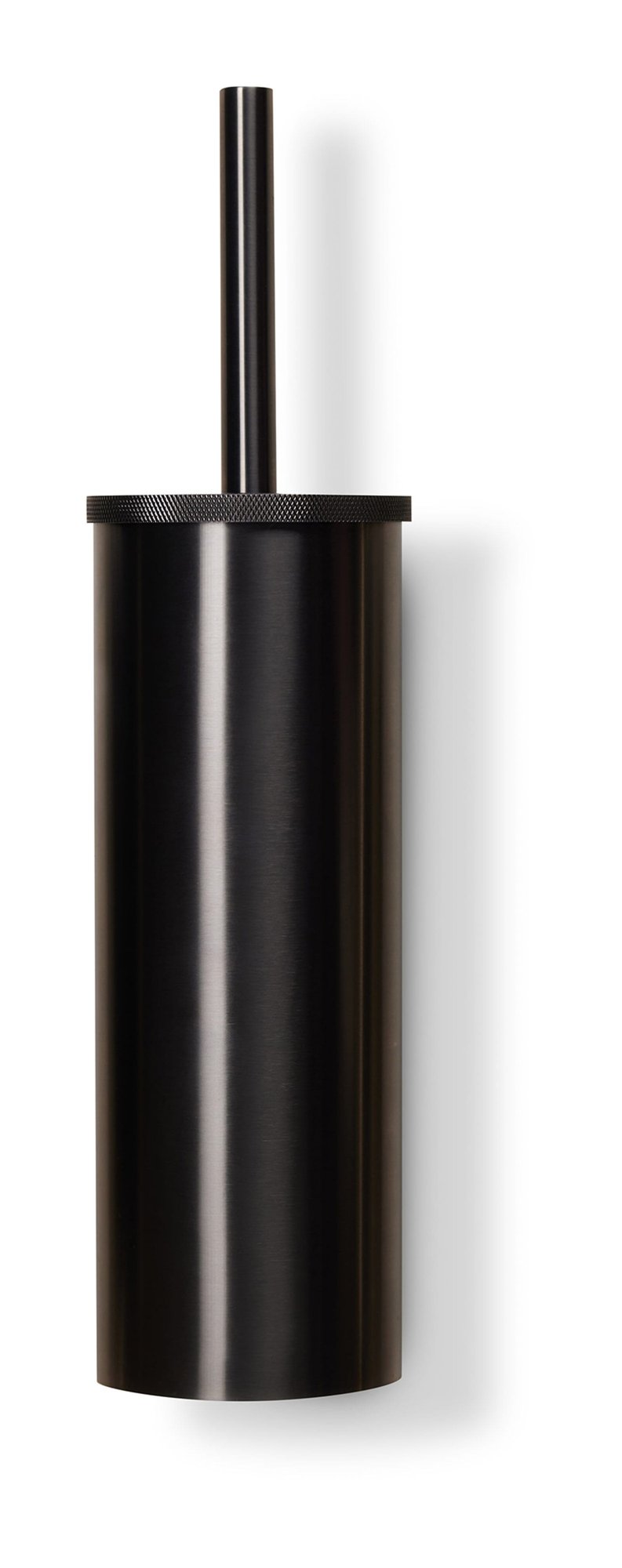Blue Label Vida Facet toiletborstelset, mat zwart
