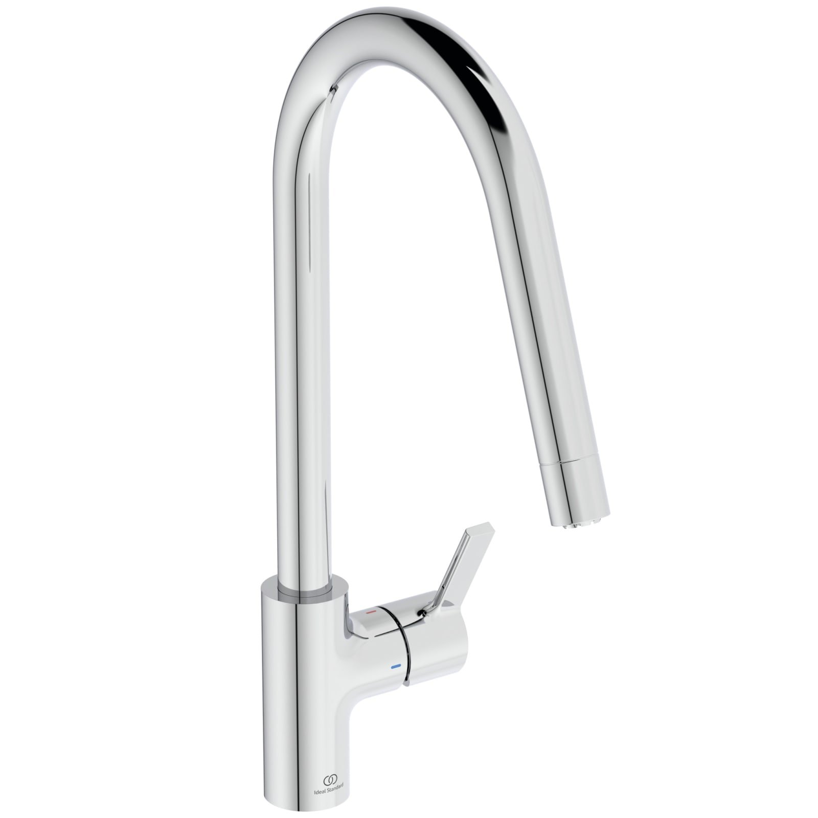 GUSTO | KEUKENMENGKRAAN 115X276X456 MM, CHROOM, 6 L/MIN | UITTREKB