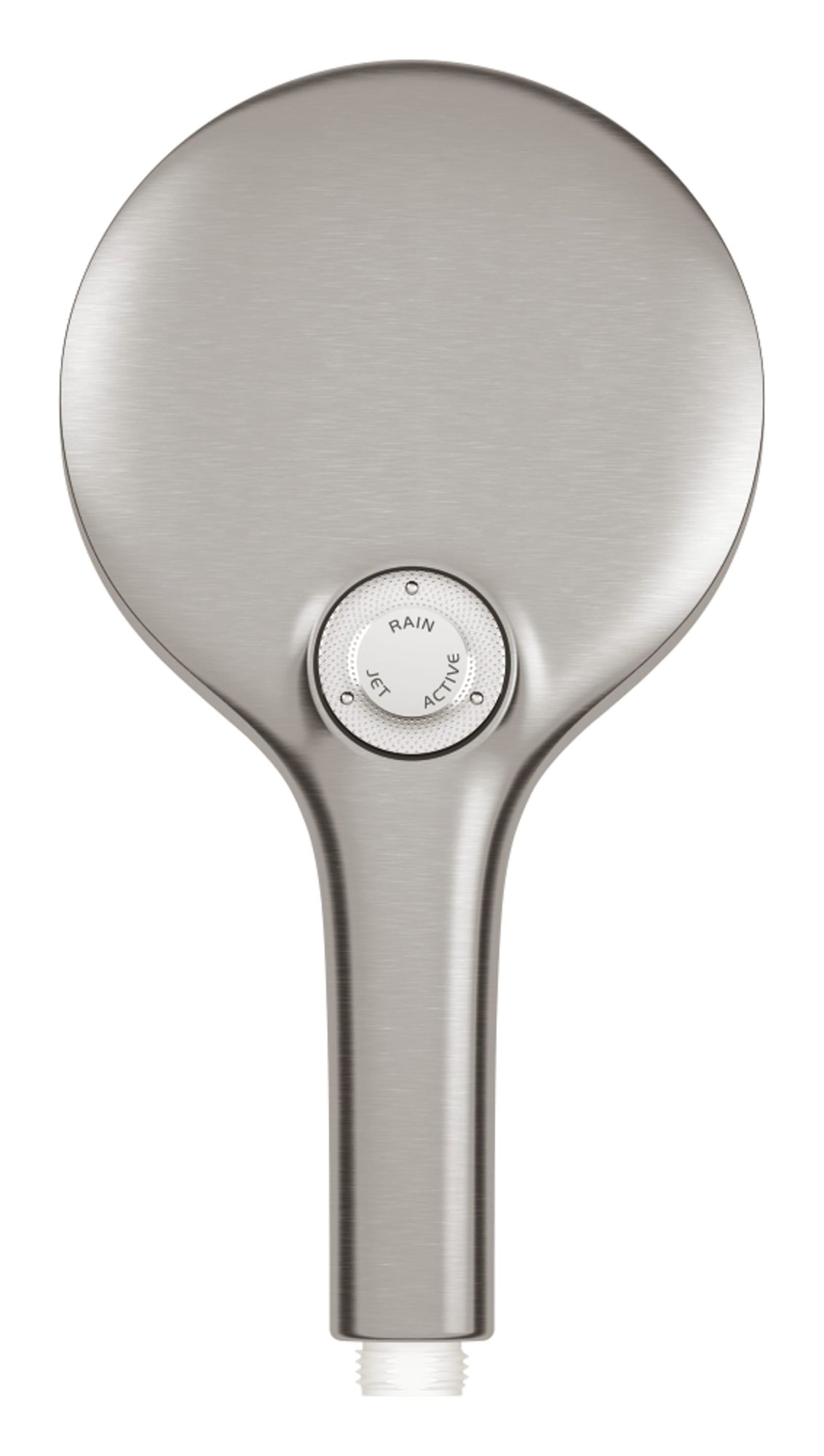 Grohe Rainshower SmartActive handdouche 130mm, 12l/min, 3 straalsoorten, antikalksysteem, doucheslang, supersteel