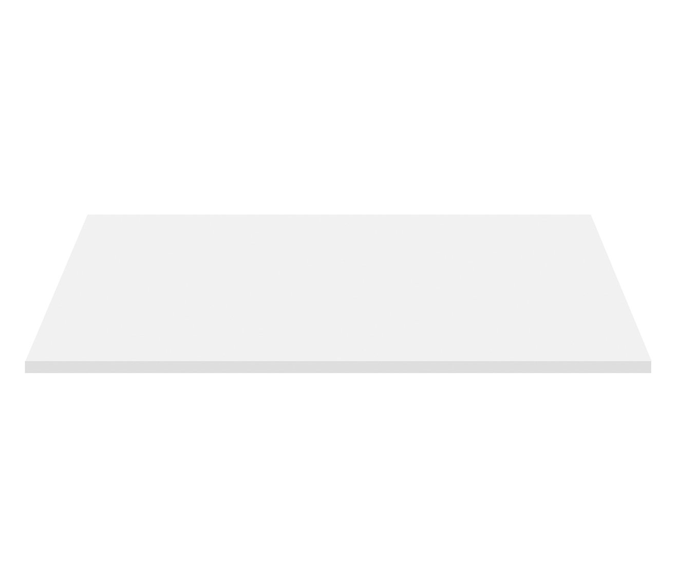 ALONI WASTAFELTABLET MDF (152.4X45.5X2.6 CM) - MAT WIT