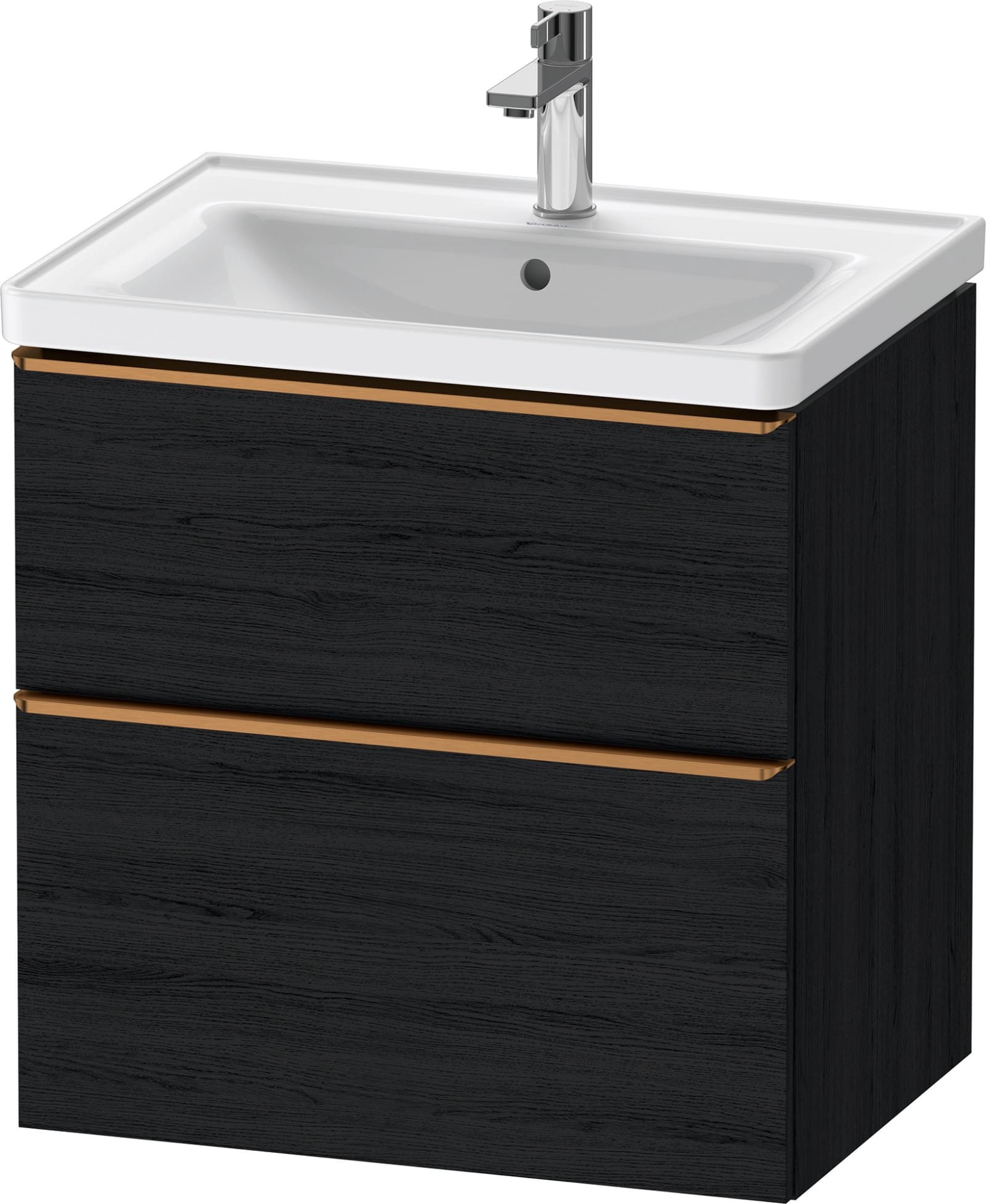 DURAVIT D-Neo Wastafelonderbouw hangend Eiken zwart Mat (1200895786)