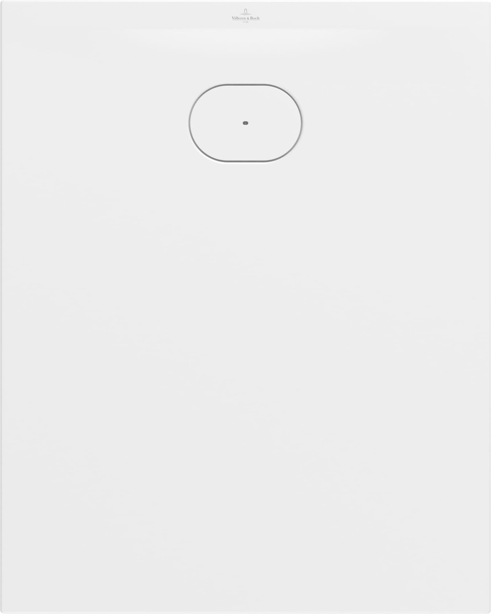 Villeroy & Boch Ecora Rechthoekige douchevloer, 1000x800x35mm, Stone White (1200981131)