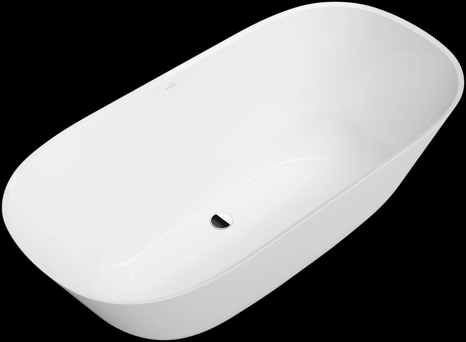 Villeroy & Boch Theano vrijstaand bad 1550x750 mm quaryl steen wit