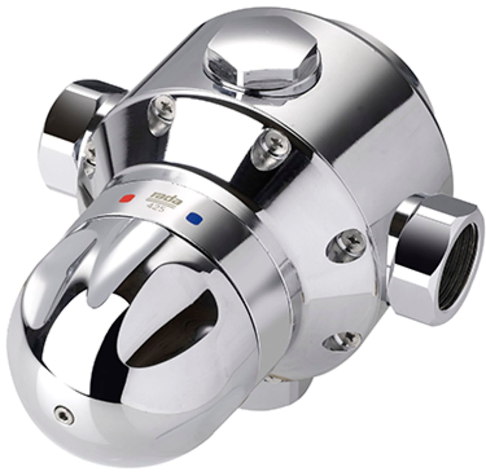Rada therm mengapparaat, type 425 F, voor opbouw leidingwerk, 1" binnendraad, zonder keerkleppen en filters, 150 l/min