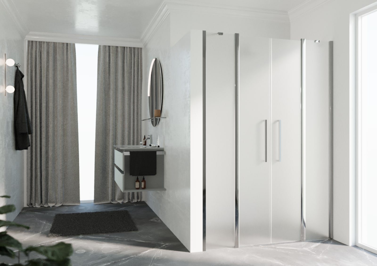 YOUNG 2A 177 VERST.177-181CM SATIN GLAS CHROOM
