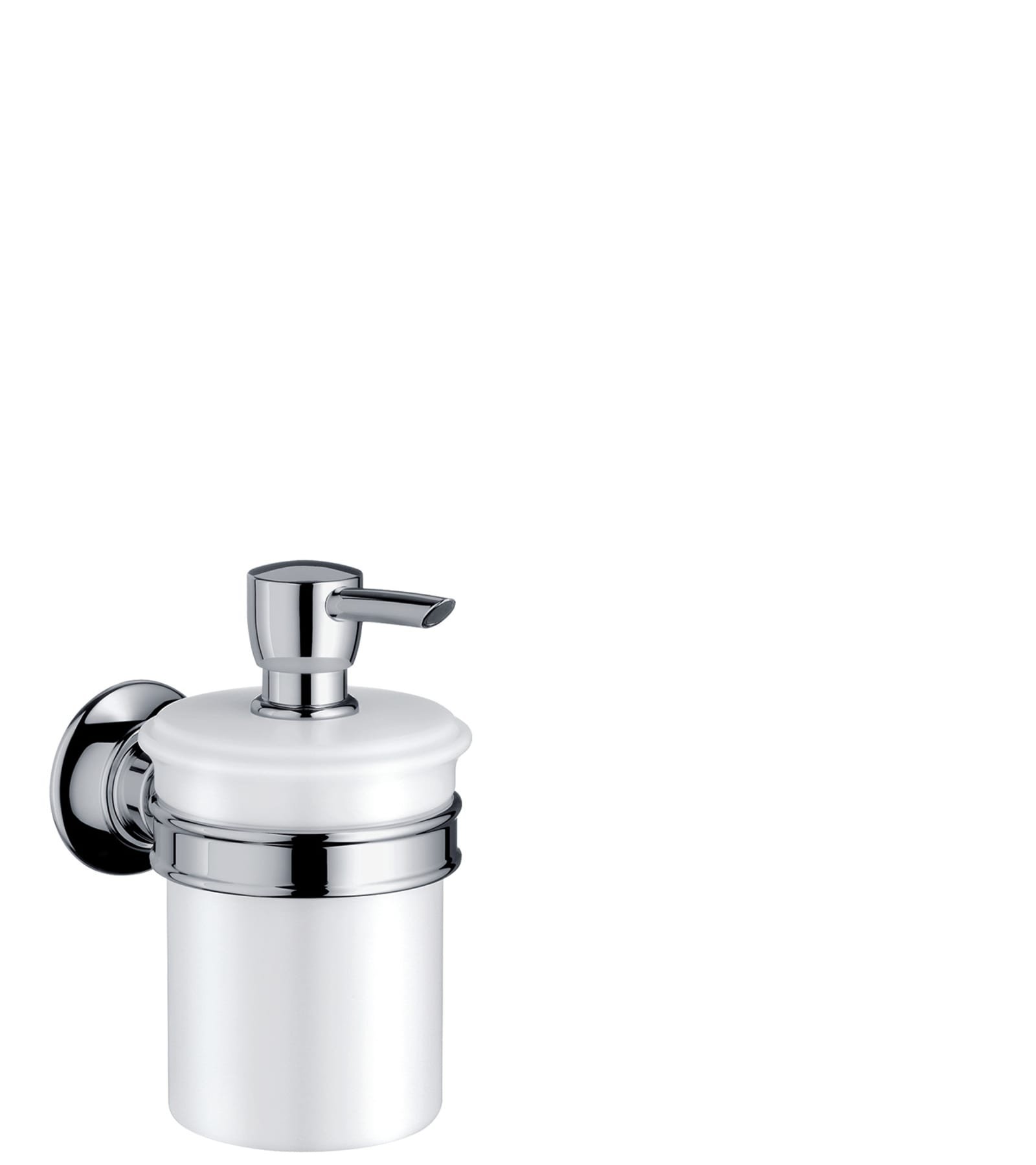 Hansgrohe AXOR Montreux, Zeepdispenser, met houder, 1-gats, 300ml vulcapaciteit, chroom