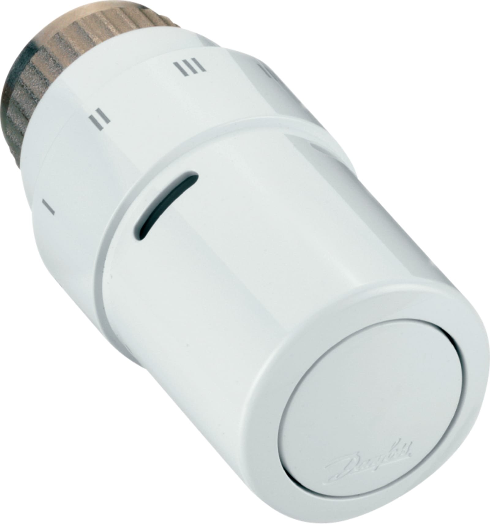 Danfoss thermostaatknop, M30x1,5, vloeistofgevuld, bereik 0-28°C, wit RAL9015