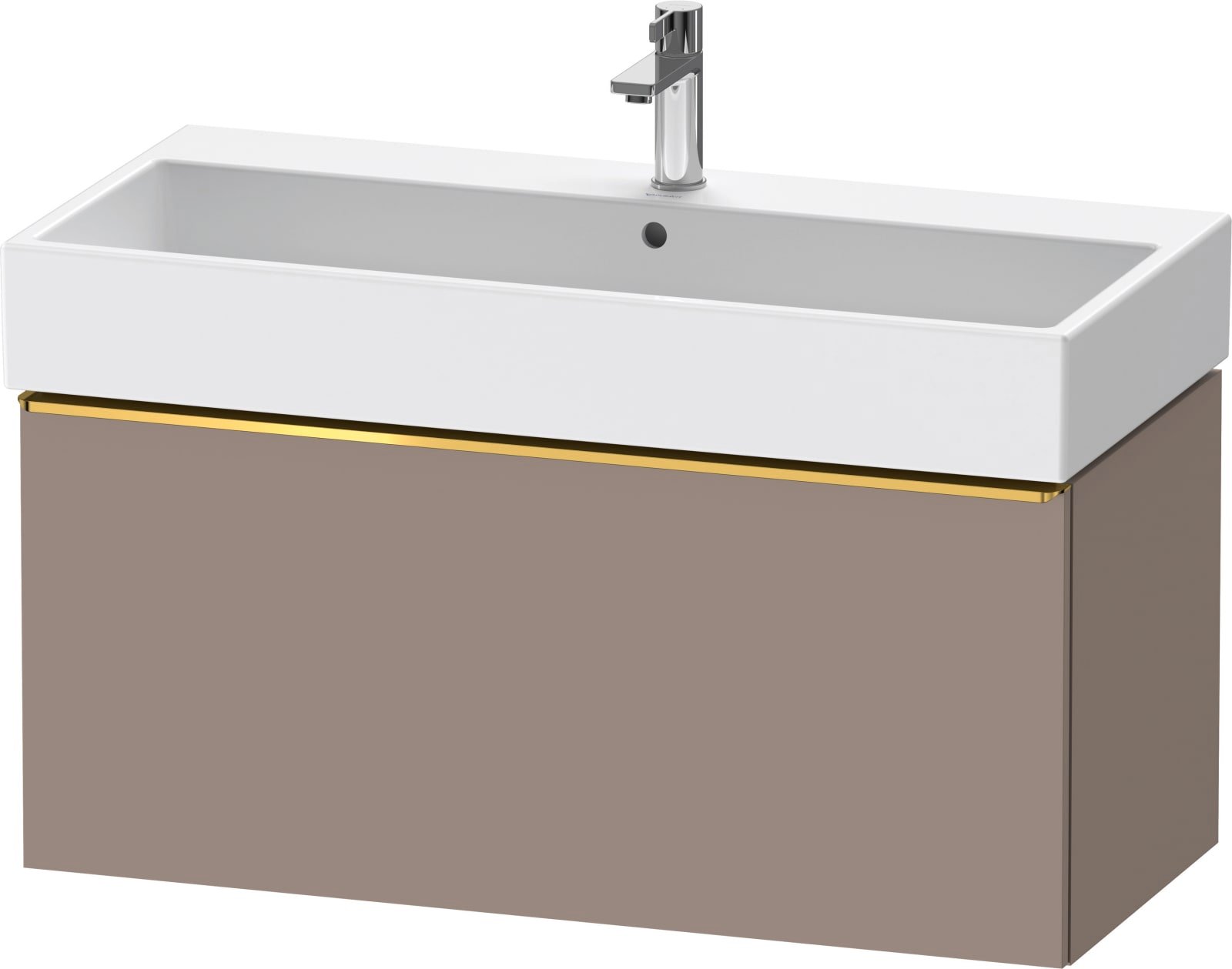 DURAVIT D-Neo Wastafelonderbouw hangend Basalt Mat (1200896346)