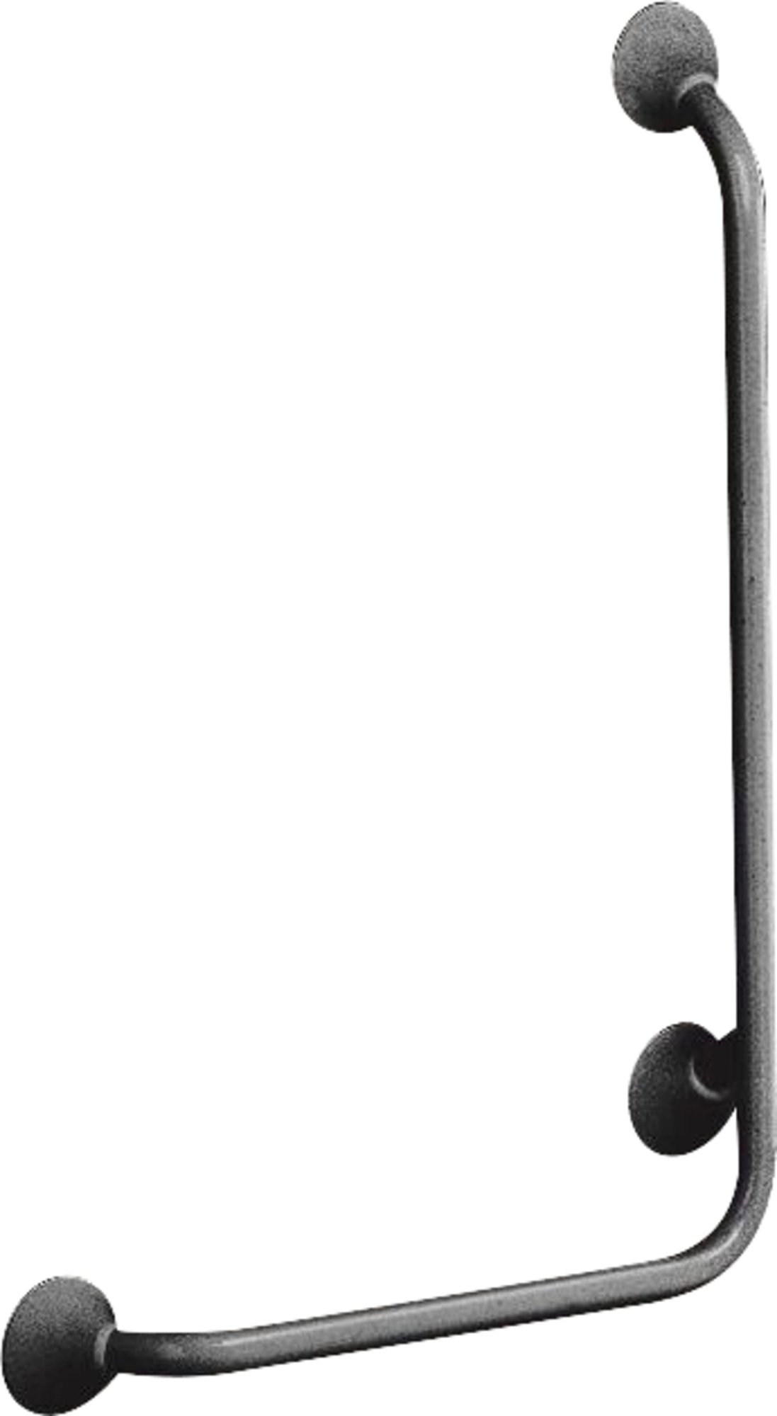 Linido wandbeugel 90 graden links, lengte 560x1130mm, antraciet