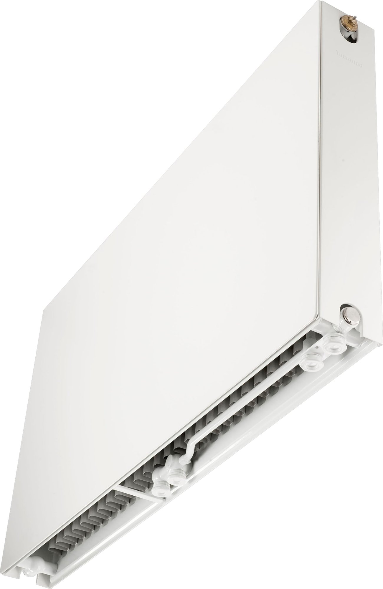 Thermrad Super-8 Plateau paneelradiator 1225W, 8 aansluitingen, hxdxl 300x22x1400mm, glans wit RAL9016