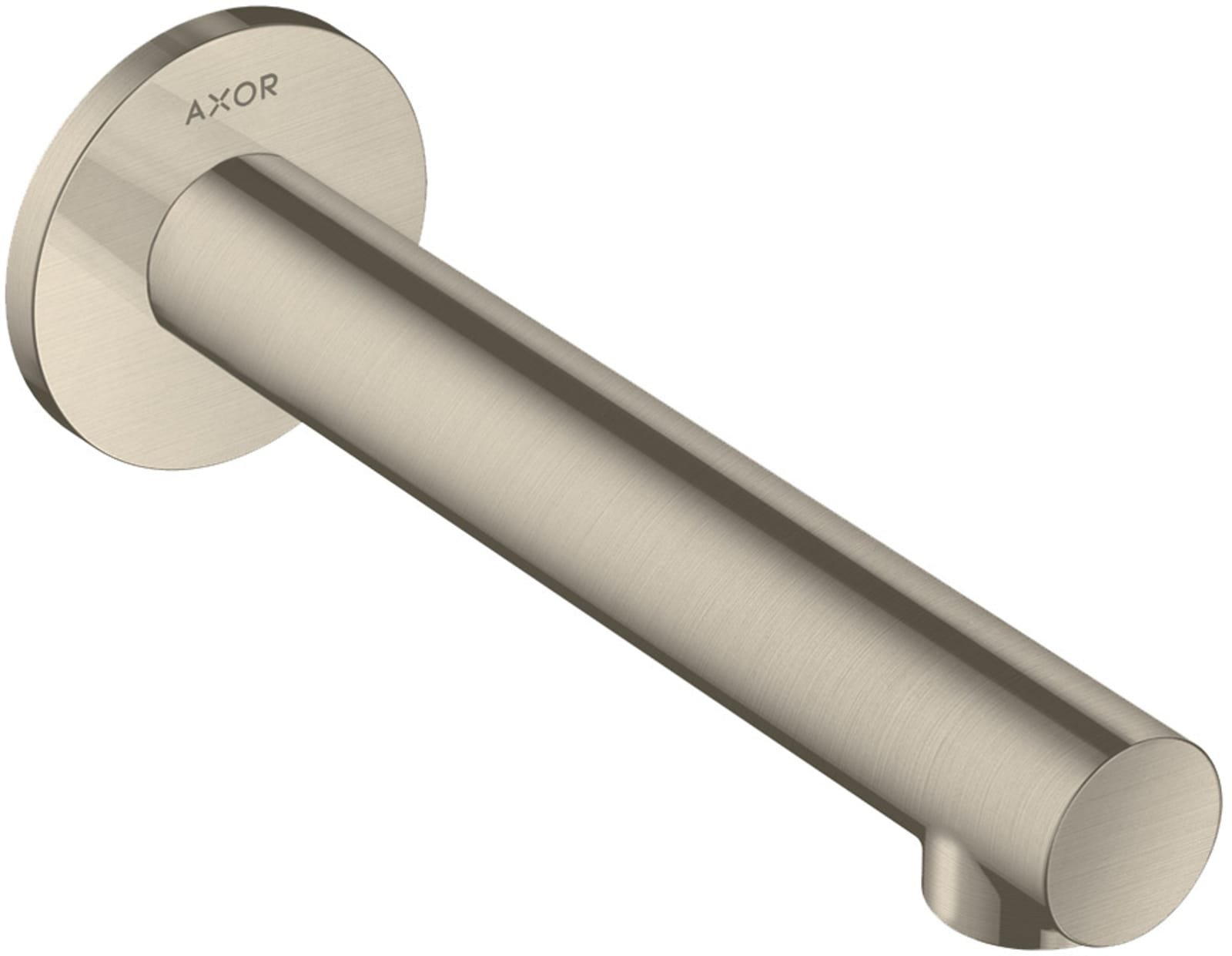 AXOR Uno baduitloop recht brushed nickel